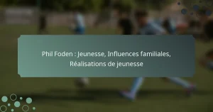 Phil Foden : Jeunesse, Influences familiales, Réalisations de jeunesse